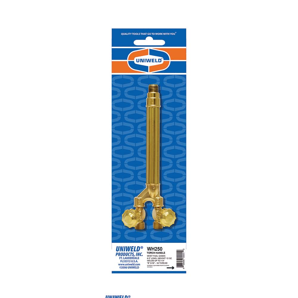 Made in USA - Oxygen/Acetylene Torches & Handles; Type: Welding Handle ; Length (Inch): 7-1/2 ; PSC Code: 3433 - Exact Tooling
