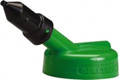 Trico - 4 Gal Capacity Polyethylene Oil Storage System - 1/4" Tip OD, 7" Straight Spout, Green - Exact Tooling