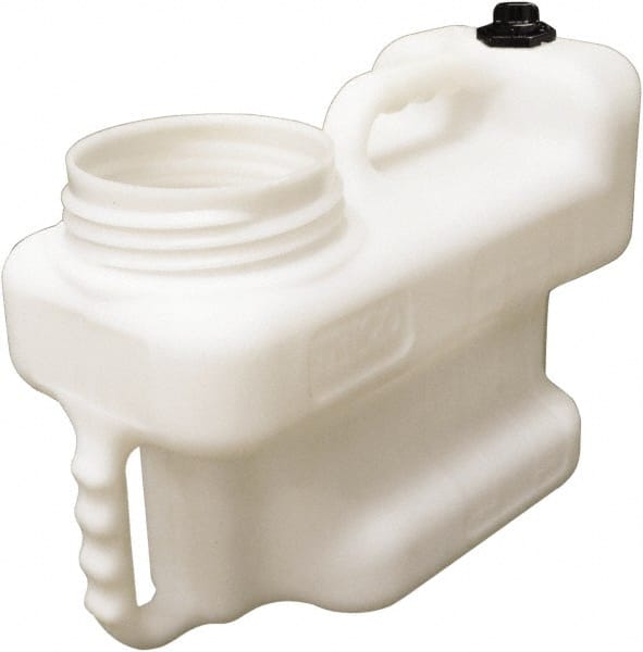 Trico - 256 oz Capacity Polyethylene Oil Storage System - 4-7/8" Mouth OD, Opaque - Exact Tooling