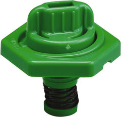 Trico - 4 Gal Capacity Polyethylene Oil Storage System - 7" Straight Spout, Green - Exact Tooling
