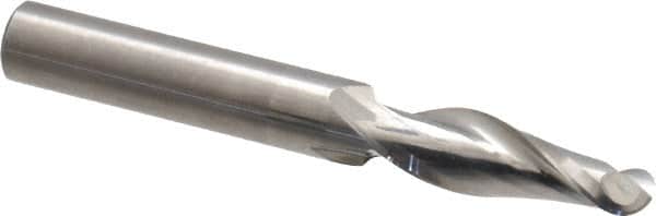 Onsrud - 3/8" Cutting Diam x 1-1/8" Length of Cut, 2 Flute, Upcut Spiral Router Bit - Uncoated, Right Hand Cut, Solid Carbide, 3" OAL x 3/8" Shank Diam, Ball End Taper, 30° Helix Angle - Exact Tooling