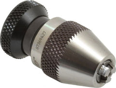 Accupro - JT0, 1/64 to 1/16" Capacity, Tapered Mount Drill Chuck - Keyless - Exact Tooling