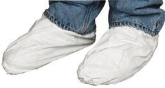 Dupont - Size Universal, Tyvek, Standard Shoe Cover - White, Non-Chemical Resistant - Exact Tooling