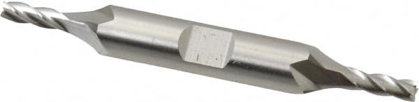 Cleveland - 5/32" Diam, 0.438" LOC, 3/8" Shank Diam, 3-1/8" OAL, 4 Flute High Speed Steel Square End Mill - Exact Tooling