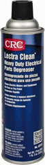 CRC - 19 Ounce Aerosol Electrical Grade Cleaner/Degreaser - 37,500 Volt Dielectric Strength, Nonflammable, Food Grade - Exact Tooling