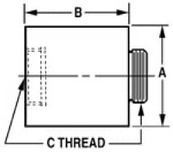 Criterion - 2 Inch Outside Shank Diameter, 7/8-20 Inside, Boring Head Shank Extension - 4 Inch Projection, 2 Inch Nose Diameter - Exact Tooling