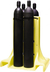 Enpac - Gas Cylinder Carts, Racks, Stands & Holders Type: Four Cylinder Floor Stand Rack Fits Cylinder Diameter: 11-3/8 (Inch) - Exact Tooling
