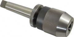 Albrecht - 3MT, 1/8 to 5/8" Capacity, Steel Integral Shank Drill Chuck - Keyless, Taper Shank, 2-1/4" Sleeve Diam, 3-1/2" Open Length - Exact Tooling