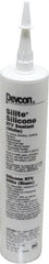 Devcon - 10.3 oz Cartridge White RTV Silicone Joint Sealant - 450°F Max Operating Temp - Exact Tooling