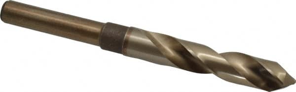 Chicago-Latrobe - 5/8" Drill, 118° Point, Cobalt Silver Deming & Reduced Shank Drill Bit - Exact Tooling
