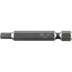 Wiha - 5/32" Power Bit - 1/4" Drive, 2" OAL - Exact Tooling