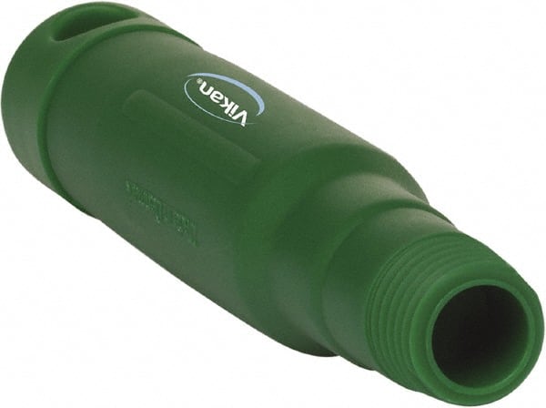 Vikan - 6-1/2 x 1-5/32" Polypropylene Squeegee Handle - European Threaded Connection, Green - Exact Tooling