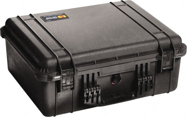Pelican Products, Inc. - 17-13/64" Wide x 8-13/32" High, Clamshell Hard Case - Black, Polypropylene - Exact Tooling