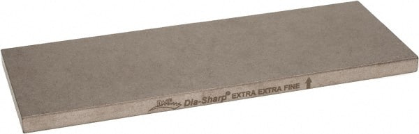 DMT - 8" Long x 3" Wide x 0.38" Thick, Diam ond Sharpening Stone - Rectangle, Extra Extra Fine Grade - Exact Tooling