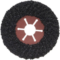 Norton - 4-1/2" Diam 7/8" Hole 16 Grit Fiber Disc - Very Coarse Grade, Silicon Carbide - Exact Tooling