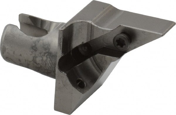 Kennametal - Right Hand Cut, Size KM16, VB.. Insert Compatiblity, Modular Turning & Profiling Cutting Unit Head - 10mm Ctr to Cutting Edge, 20mm Head Length, Through Coolant, Series KM Micro - Exact Tooling