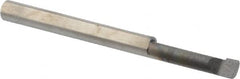 Scientific Cutting Tools - 0.12" Min Bore Diam, 1/2" Max Bore Depth, 1/8 Shank Diam, Radial Relief Boring Bar - Right Hand Cut, Solid Carbide, AlTiN+ Finish - Exact Tooling