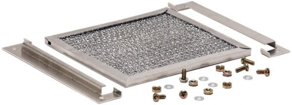 Cooper B-Line - Electrical Enclosure Steel Filter - For Use with Enclosure Louver Plate Kits - Exact Tooling
