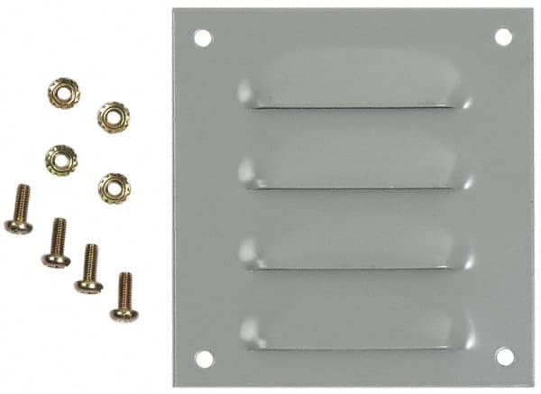 Cooper B-Line - Electrical Enclosure Steel Louver Plate Kit - For Use with Enclosures - Exact Tooling