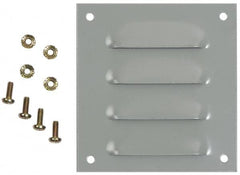 Cooper B-Line - Electrical Enclosure Steel Louver Plate Kit - For Use with Enclosures - Exact Tooling