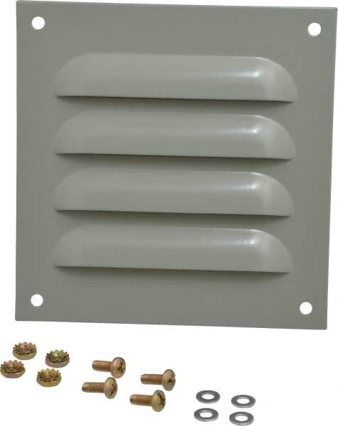 Cooper B-Line - Electrical Enclosure Steel Louver Plate Kit - For Use with Enclosures - Exact Tooling