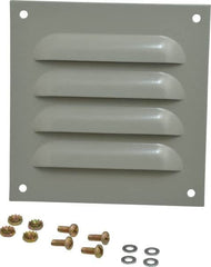 Cooper B-Line - Electrical Enclosure Steel Louver Plate Kit - For Use with Enclosures - Exact Tooling