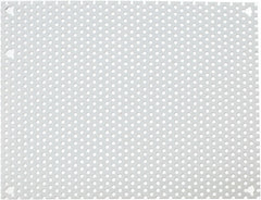 Cooper B-Line - 6-7/8" OAW x 8-7/8" OAH Powder Coat Finish Electrical Enclosure Perforated Panel - 10" x 8" Box, 16 Gauge Steel, Use with 1084-12CHC/1084-12CHCS/1086-12CHC - Exact Tooling