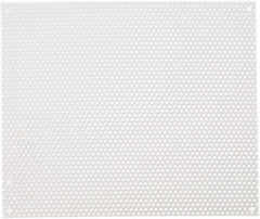 Cooper B-Line - 10-7/8" OAW x 12-7/8" OAH Powder Coat Finish Electrical Enclosure Perforated Panel - 14" x 12" Box, 16 Gauge Steel, Use with 14126-12CHC/14126-12CHCS/14128-12CHC - Exact Tooling