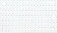 Cooper B-Line - 2-7/8" OAW x 4-7/8" OAH Powder Coat Finish Electrical Enclosure Perforated Panel - 6" x 4" Box, 16 Gauge Steel, Use with 643-12CHC/644-12CHC - Exact Tooling