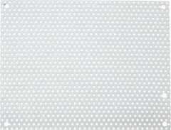 Cooper B-Line - 4-7/8" OAW x 6-7/8" OAH Powder Coat Finish Electrical Enclosure Perforated Panel - 8" x 6" Box, 16 Gauge Steel, Use with 863.5-12CHC/866-12CHC - Exact Tooling
