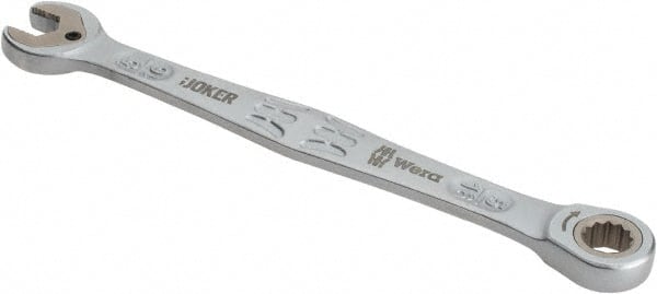 Wera - 5/16" 12 Point Combination Wrench - 5-3/4" OAL, Chrome Molybdenum Steel, Satin Finish - Exact Tooling
