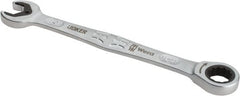 Wera - 15mm 12 Point Combination Wrench - 7-7/8" OAL, Chrome Molybdenum Steel, Satin Finish - Exact Tooling