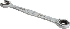 Wera - 12mm 12 Point Combination Wrench - 6-3/4" OAL, Chrome Molybdenum Steel, Satin Finish - Exact Tooling