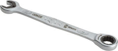 Wera - 13mm 12 Point Combination Wrench - 7" OAL, Chrome Molybdenum Steel, Satin Finish - Exact Tooling