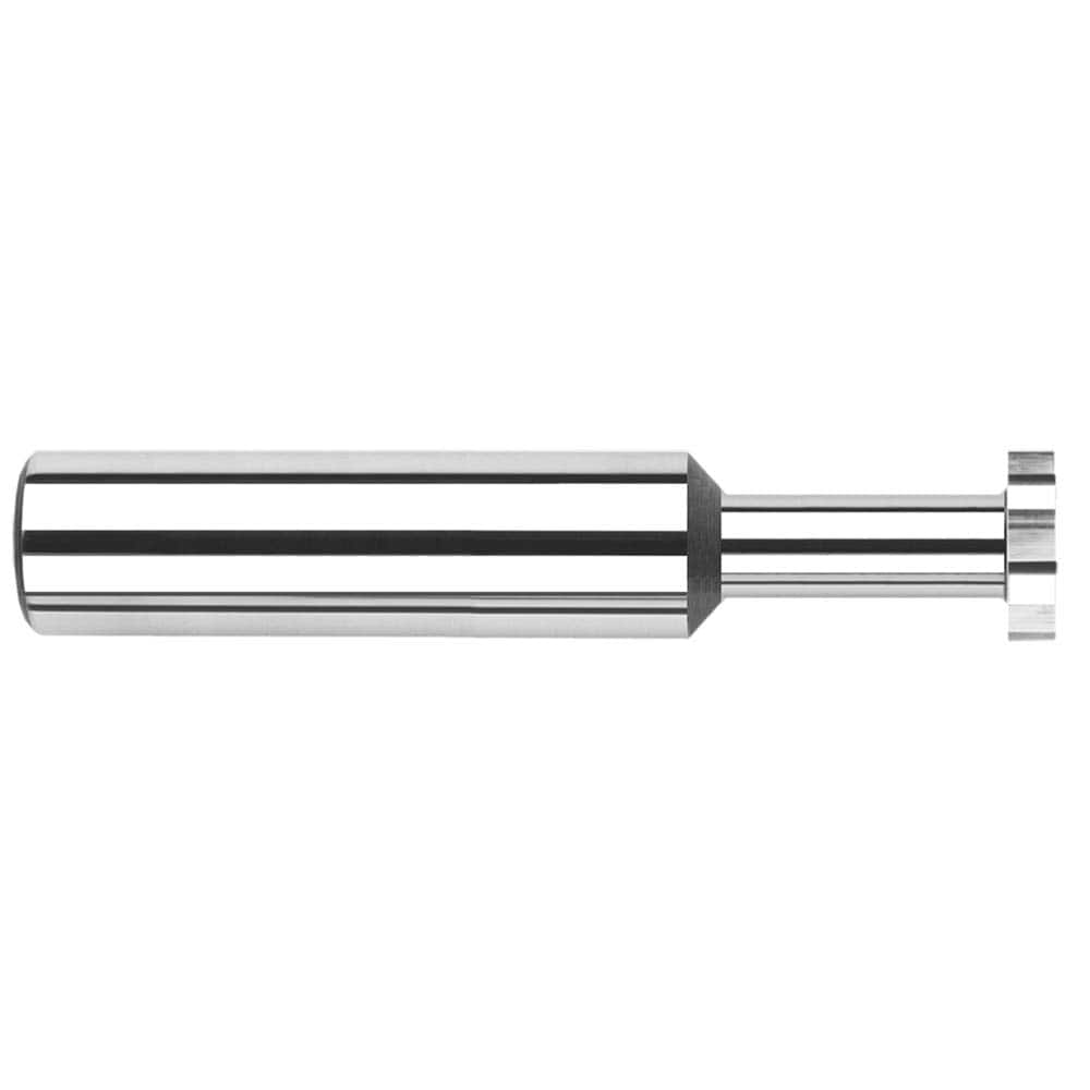 Harvey Tool - 5/16" Cut Diam, 5/32" Cut Width, 5/16" Shank, Straight-Tooth Woodruff Keyseat Cutter - Exact Tooling
