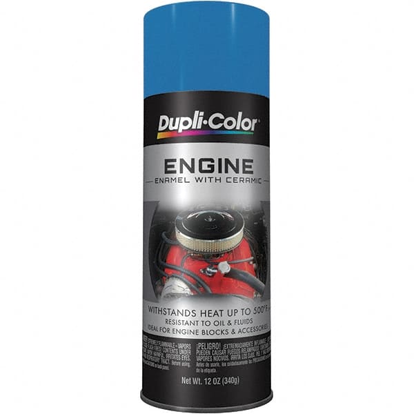Krylon - 12 oz Chevrolet Blue Automotive Heat Resistant Paint - High Gloss Finish, Comes in Aerosol Can - Exact Tooling