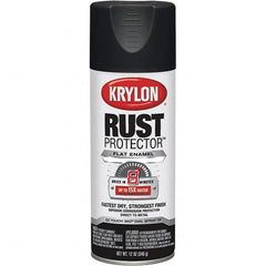 Krylon - 12 oz Black Automotive Heat Resistant Paint - Flat Finish, Comes in Aerosol Can - Exact Tooling