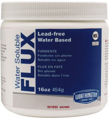 Worthington - 16 Ounce Sterling Water Soluble Flux - Plastic Container - Exact Tooling