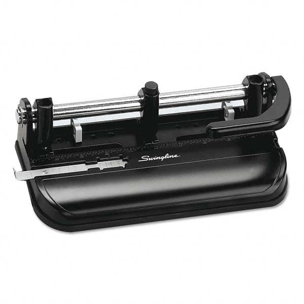 Swingline - Paper Punches Type: 32 Sheet Two-to-Seven Hole Punch Color: Black - Exact Tooling