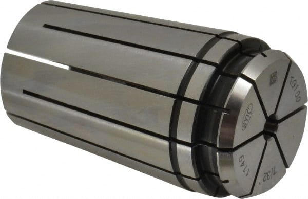 Parlec - TG/PG 100 7/32" Standard Single Angle Collet - 0.0005" TIR, 2-3/8" OAL, 1.379" Overall Diam - Exact Tooling