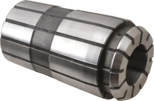 Parlec - TG/PG 100 11/16" Coolant Single Angle Collet - 0.0005" TIR, 2-3/8" OAL, 1.379" Overall Diam - Exact Tooling
