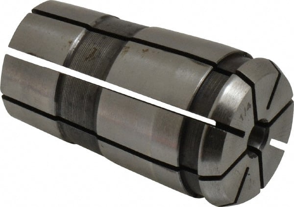 Parlec - TG/PG 75 1/4" Standard Single Angle Collet - 0.0005" TIR, 1.844" OAL, 1.062" Overall Diam - Exact Tooling