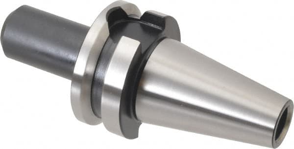 Parlec - BT30 Taper Shank 1/4" Hole End Mill Holder/Adapter - 13/16" Nose Diam, 2.38" Projection, Through-Spindle Coolant - Exact Tooling