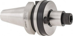Parlec - BT30 Taper Shank 3/4" Pilot Diam Shell Mill Holder - 1.18" Flange to Nose End Projection, 1-3/4" Nose Diam, Through-Spindle Coolant - Exact Tooling