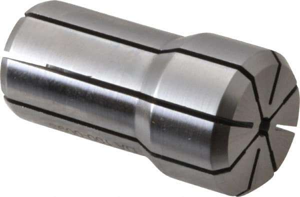 Parlec - 3/32 Inch, 5/64 to 3/32 Inch Collet Capacity, Series DA100 Double Angle Collet - 1-7/16 Inch Overall Length, 0.769 Inch Overall Diameter - Exact Tooling