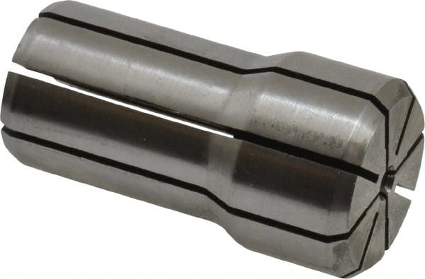 Parlec - 7/64 Inch, 0.0938 to 7/64 Inch Collet Capacity, Series DA100 Double Angle Collet - 1-7/16 Inch Overall Length, 0.769 Inch Overall Diameter - Exact Tooling