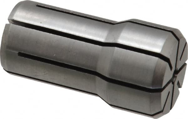 Parlec - 1/8 Inch, 7/64 to 1/8 Inch Collet Capacity, Series DA100 Double Angle Collet - 1-7/16 Inch Overall Length, 0.769 Inch Overall Diameter - Exact Tooling