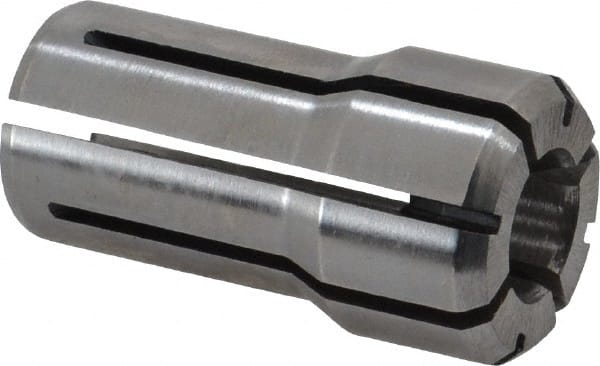 Parlec - 3/8 Inch, 0.3594 to 3/8 Inch Collet Capacity, Series DA100 Double Angle Collet - 1-7/16 Inch Overall Length, 0.769 Inch Overall Diameter - Exact Tooling