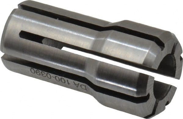 Parlec - 25/64 Inch, 3/8 to 25/64 Inch Collet Capacity, Series DA100 Double Angle Collet - 1-7/16 Inch Overall Length, 0.769 Inch Overall Diameter - Exact Tooling