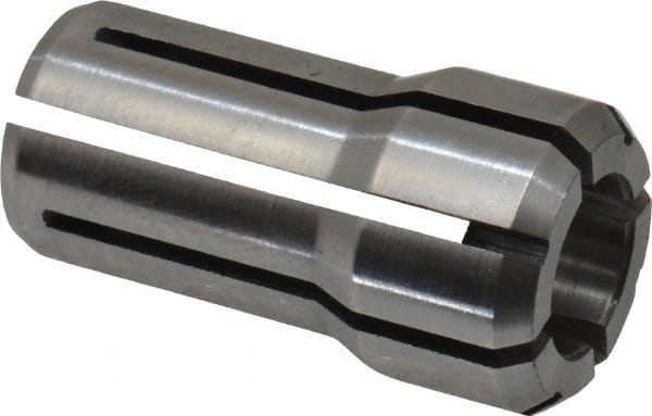 Parlec - 7/16 Inch, 27/64 to 7/16 Inch Collet Capacity, Series DA100 Double Angle Collet - 1-7/16 Inch Overall Length, 0.769 Inch Overall Diameter - Exact Tooling